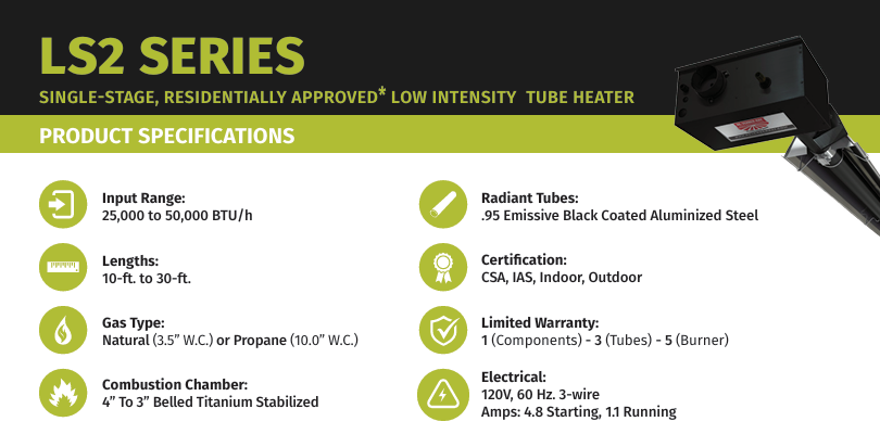 LS2 Series - Residential Low Mount Single Stage