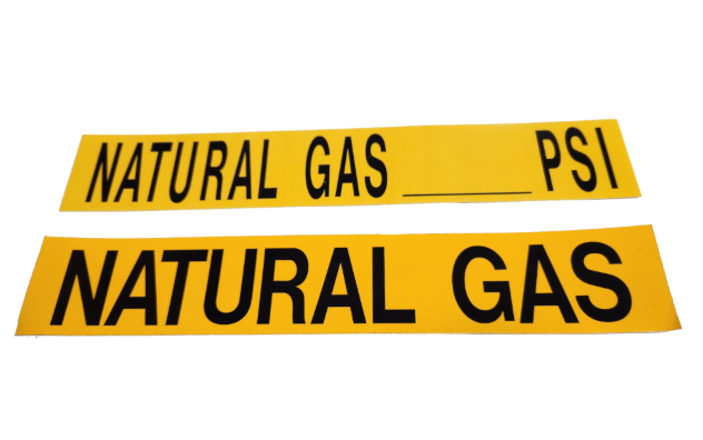Gas Marking Stickers