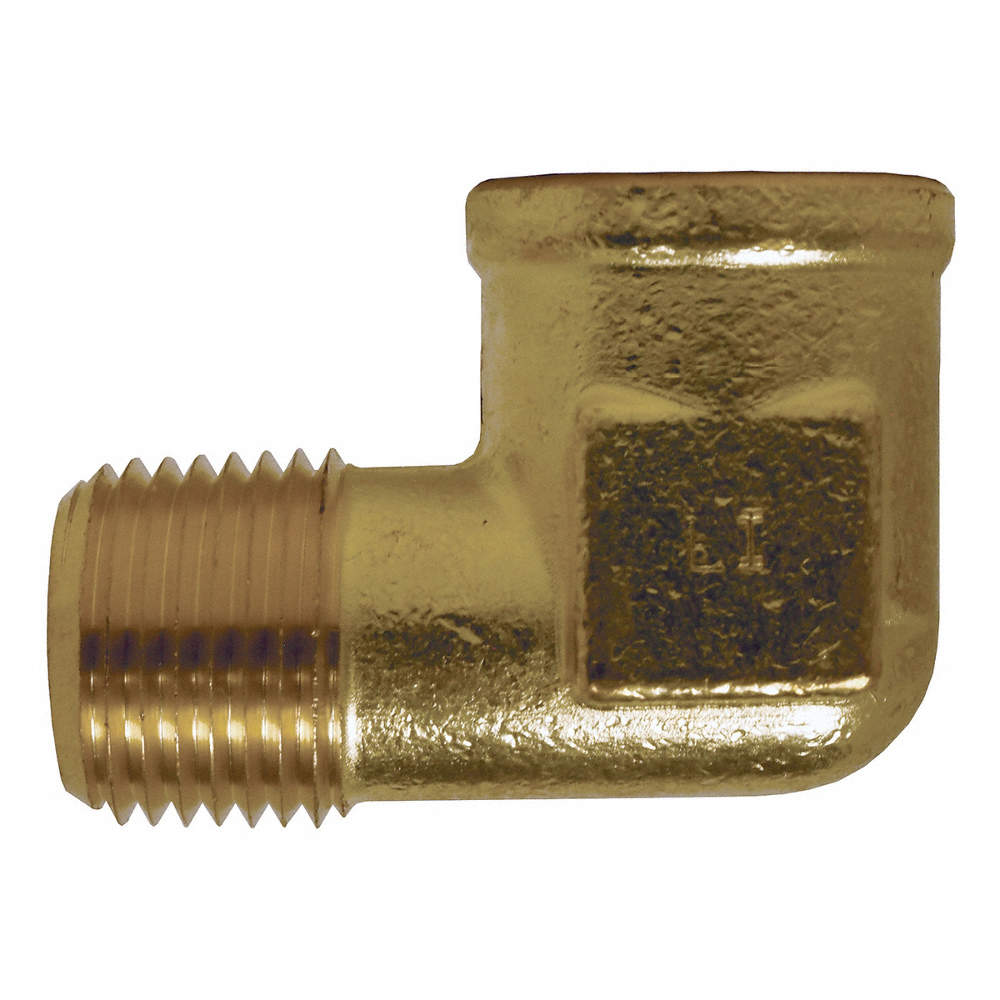 3/8 FPT x 3/8 MPT Brass Street Elbow 90