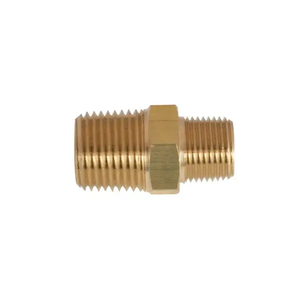 1/2" MPT  x 3/8" MPT Brass Adapter