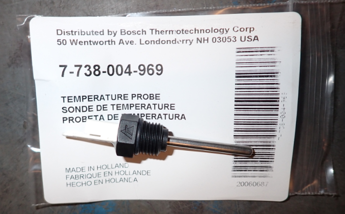 Bosch SSB Flue Gas Temperature Sensor #20060687