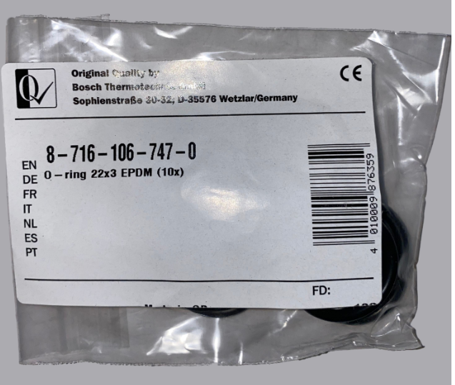 O-ring 22x3 EPDM ( x10 pcs)