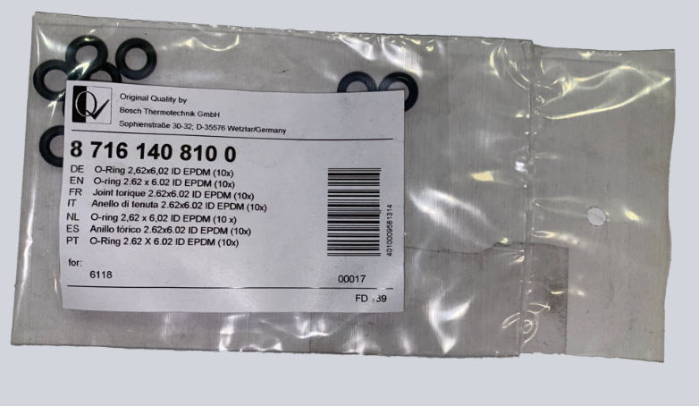 O-ring 2,62x6,02 WRAS / KTW