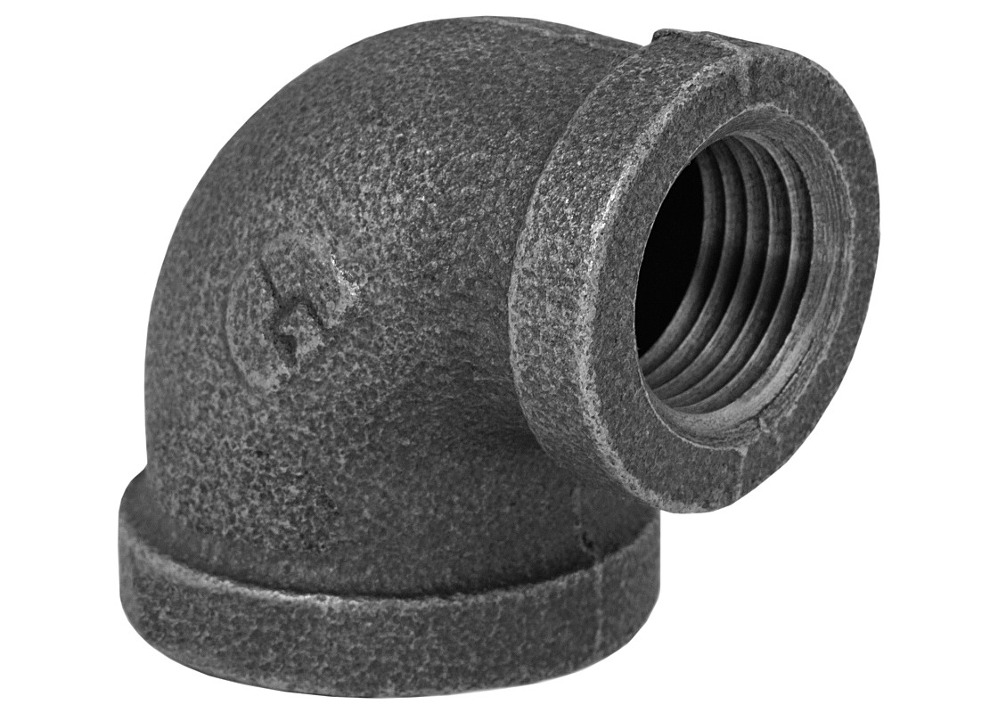 1-1/4" x 3/4" Reducing 90 Elbow Malleable