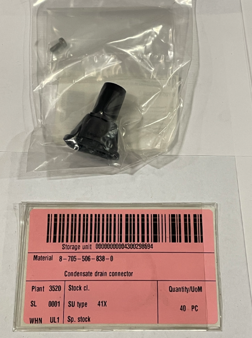 Condensate drain connector