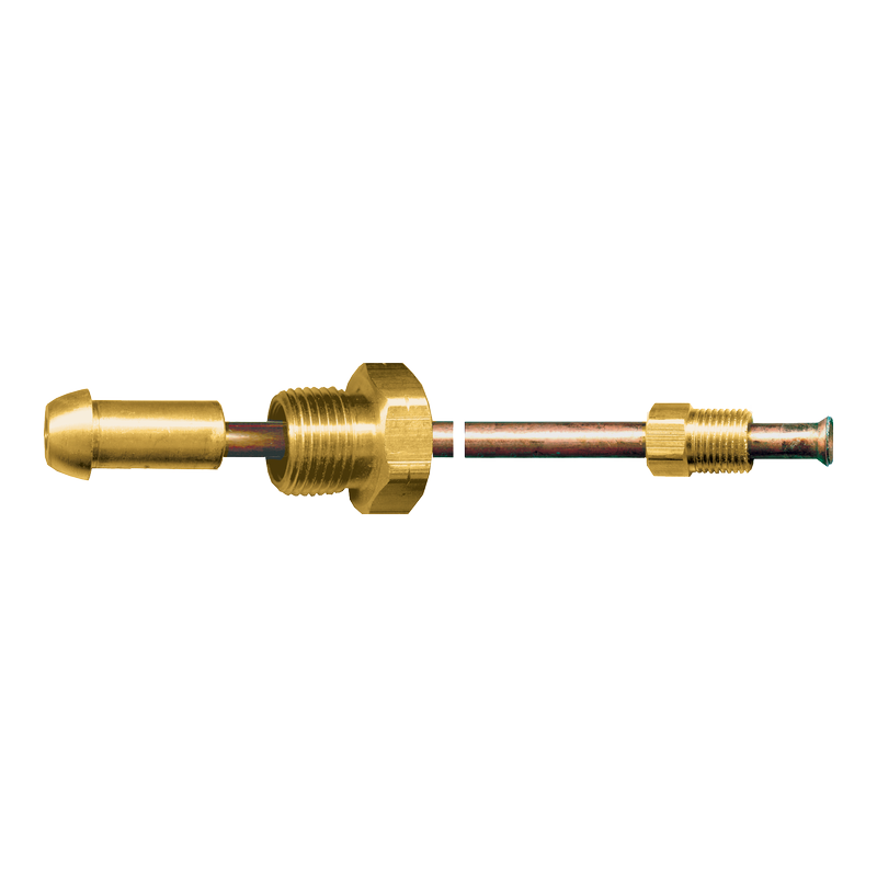 POL x 1/4" Inverted Flare x 48" Copper Pigtail