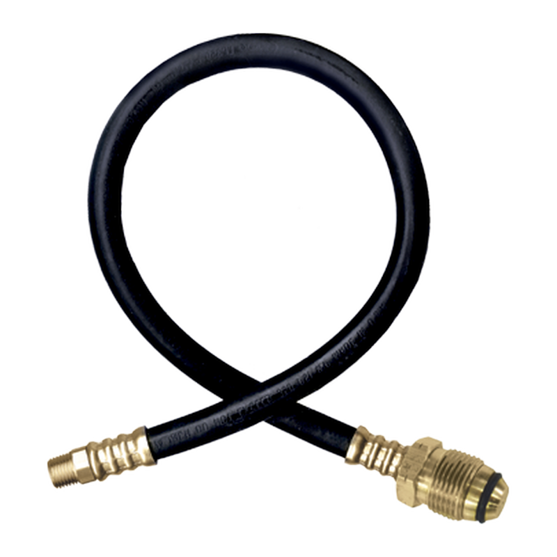 POL x 1/4" MPT x 24" Rubber Connector