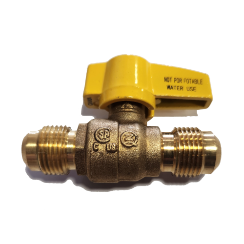3/8" Flare x 1/2" FIP Gas Ball Valve