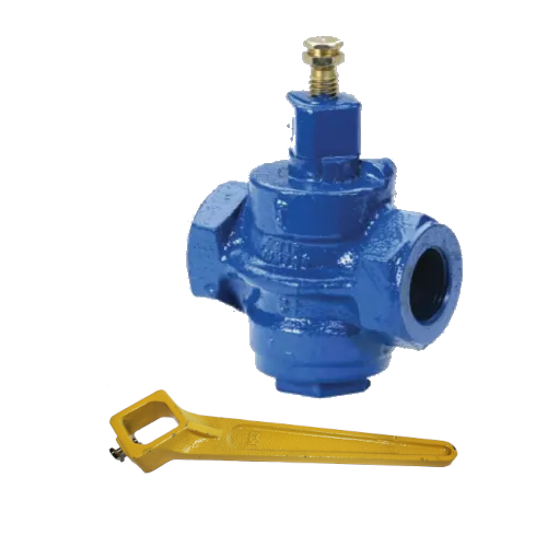 Hattersley 171M 6" Flanged Plug Valve w/Handle CSA