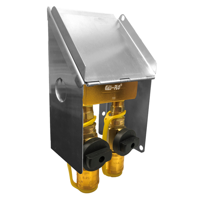 Fairview Low Pressure Double Outlet 3/8" Slope Top SS