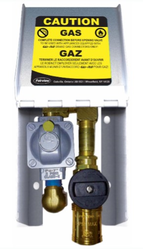 Fairview High Pressure Single Outlet 3/8" Slope Top SS