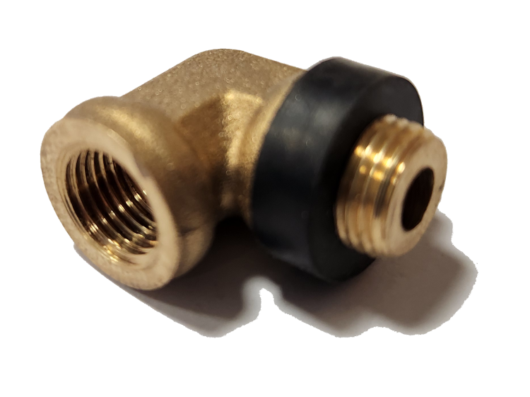 VENT ELBOW WITH GASKET FOR N5A, 1/8" NPT, CSA