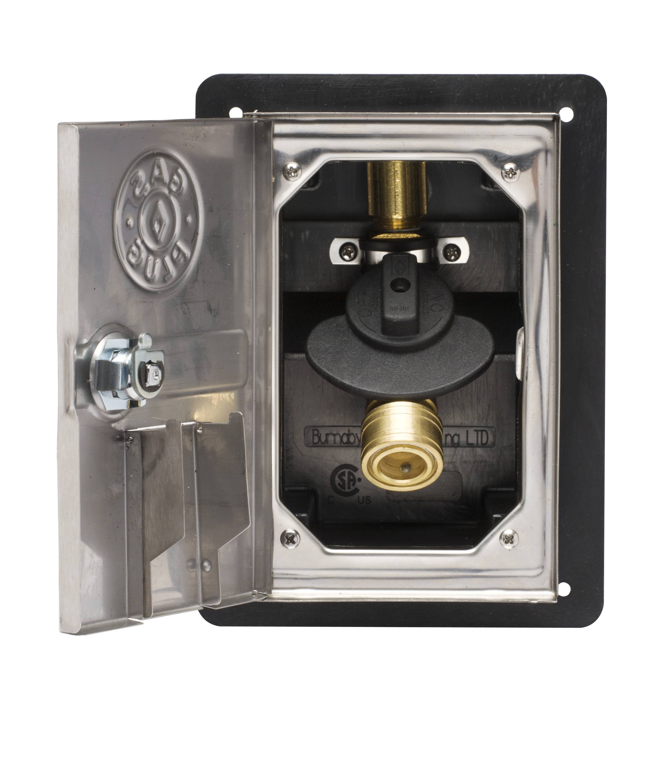 GRO101-SS-50 Recessed Stainless Steel Gas Plug™