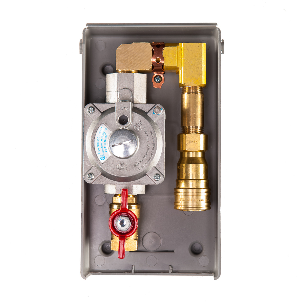 BBQ-2#-5G-90-50 2# PVC Gas Outlet (90k BTU)
