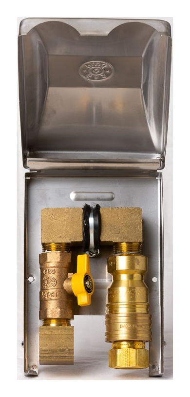 BBQ-SS-75-BC Stainless Steel BBQ Gas Outlet (BC Model)
