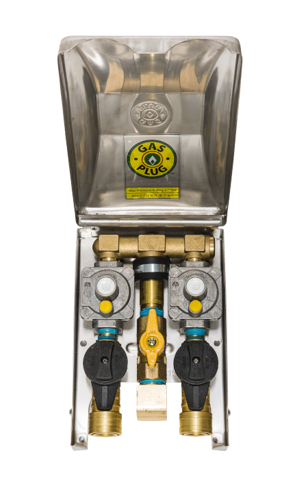 GO101-2#DBL-SS 2# Double Stainless Steel Gas Plug™