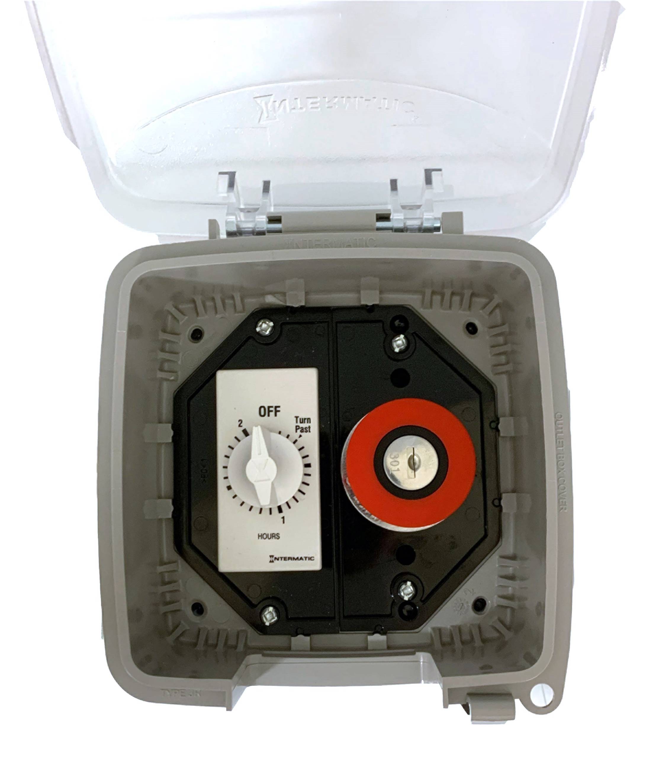 E-STOP/TIMER-OUTDOOR Emergency Stop c/w 2 Hour Timer (24V Keyed)