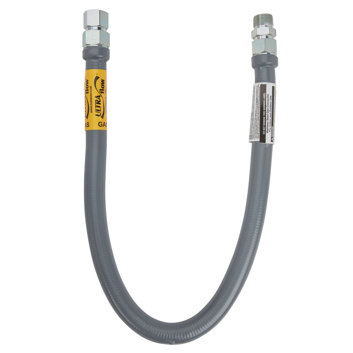 3/4" x 18" Flex Connector (Grey) Dormont