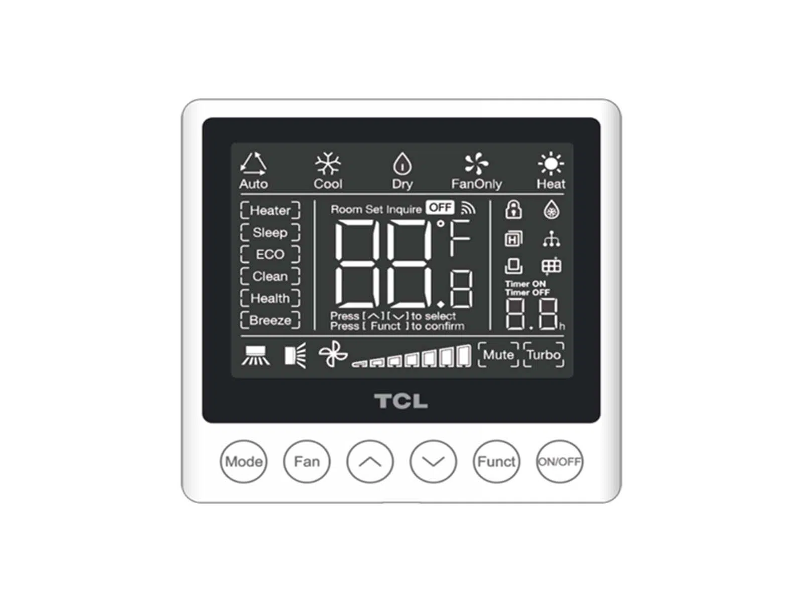 TCL Wired Controller for AHU (with 30M / 98FT wire)