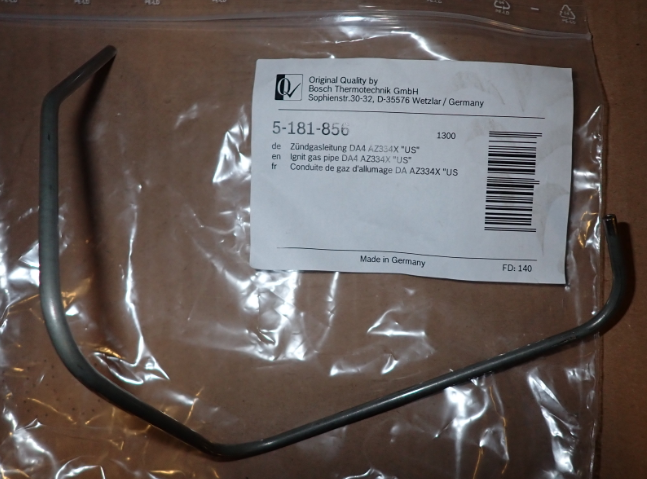 Ignit gas pipe DA4 AZ334X "US"